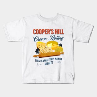 Cooper's Hill Cheese Rolling Kids T-Shirt
